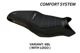 Funda de asiento Yamaha Tracer 700 2016-2020 Tappezzeria Italia TPZ Comfort en negro
