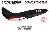 Yamaha Tenere 700 2019-2025 Seat Cover Tappezzeria Italia TPZ Comfort in U-grip Red and White FR