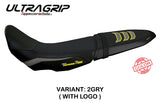 Yamaha Tenere 700 2019-2025 Seat Cover Tappezzeria Italia TPZ Ultragrip in Grey and Yellow FR