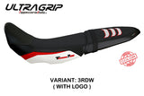 Funda de asiento Yamaha Tenere 700 2019-2025 Tappezzeria Italia TPZ Ultragrip en rojo y blanco FR
