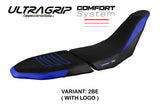 Yamaha Tenere 700 Raid 2022-2025 Seat Cover Tappezzeria Italia TPZ Comfort Ultragrip in Blue