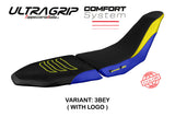 Yamaha Tenere 700 Raid 2022-2025 Seat Cover Tappezzeria Italia TPZ Comfort Ultragrip in Black and Yellow