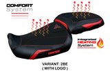 Yamaha Tracer 9 9GT 2021-2024 Seat Cover Tappezzeria Italia TPZ Comfort Heated in Red