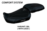 Funda de asiento Yamaha Tracer 9 9GT 2021-2024 Tappezzeria Italia TPZ Comfort en negro