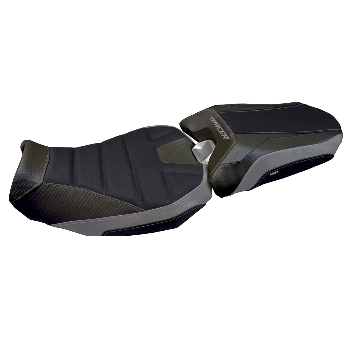 Yamaha Tracer 900 2018-2020 Seat Cover Tappezzeria Italia TPZ Ultragrip in Grey and Black