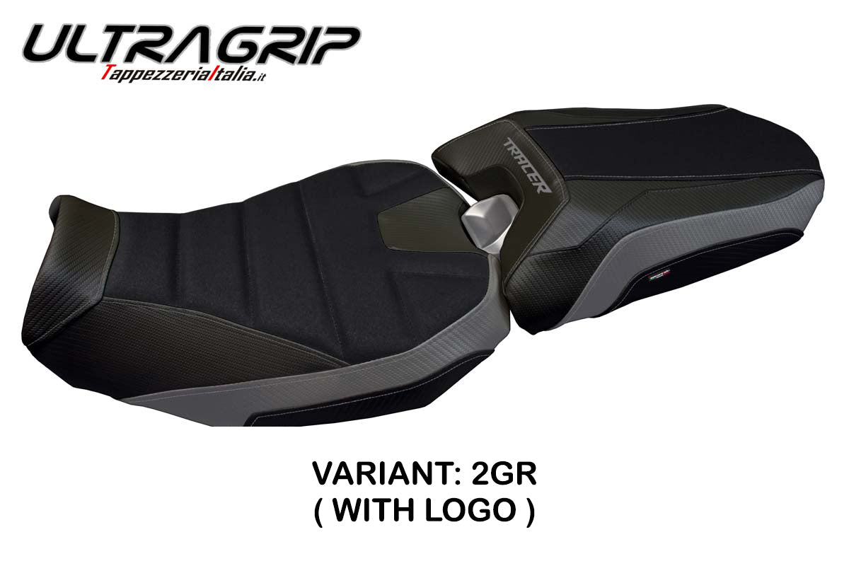Yamaha Tracer 900 2018-2020 Seat Cover Tappezzeria Italia TPZ Ultragrip in Grey and Black