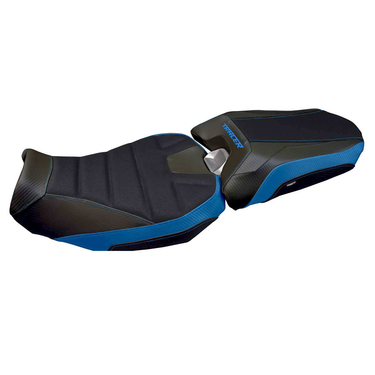 Yamaha Tracer 900 2018-2020 Seat Cover Tappezzeria Italia TPZ Ultragrip in Blue and Black