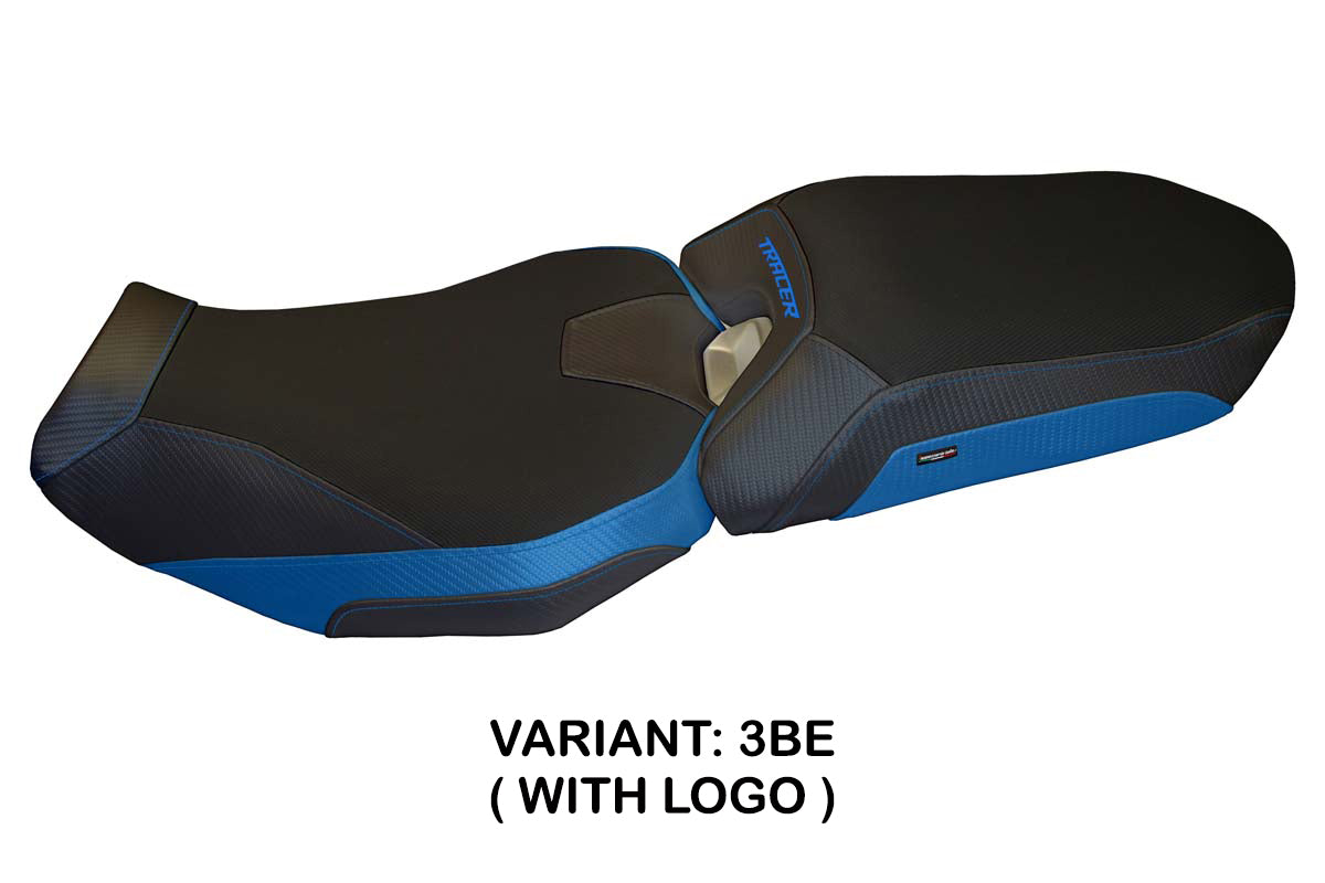 Yamaha Tracer 900 2018-2020 Seat Cover Tappezzeria Italia TPZ in Blue and Black