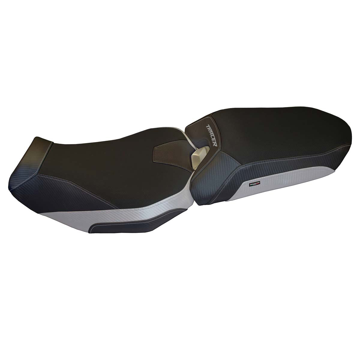 Yamaha Tracer 900 2018-2020 Seat Cover Tappezzeria Italia TPZ Comfort in Silver and Black