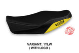 Yamaha XSR 700 2016-2020 Seat Cover Tappezzeria Italia TPZ in Yellow and White