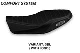 Yamaha XSR 700 2016-2020 Seat Cover Tappezzeria Italia TPZ Comfort in Black