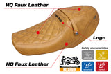 Yamaha XSR 900 2022-2025 Seat Cover Tappezzeria Italia TPZ in Vintage Camel