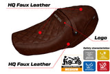 Yamaha XSR 900 2022-2025 Seat Cover Tappezzeria Italia TPZ in Vintage Dark Brown