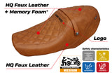 Yamaha XSR 900 2022-2025 Seat Cover Tappezzeria Italia TPZ Comfort in Vintage Brown