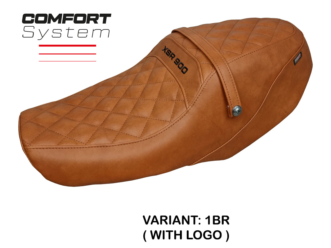 Yamaha XSR 900 2022-2025 Seat Cover Tappezzeria Italia TPZ Comfort in Vintage Brown