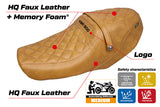 Yamaha XSR 900 2022-2025 Seat Cover Tappezzeria Italia TPZ Comfort in Vintage Camel