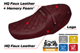 Yamaha XSR 900 2022-2025 Seat Cover Tappezzeria Italia TPZ Comfort in Vintage Bordeaux
