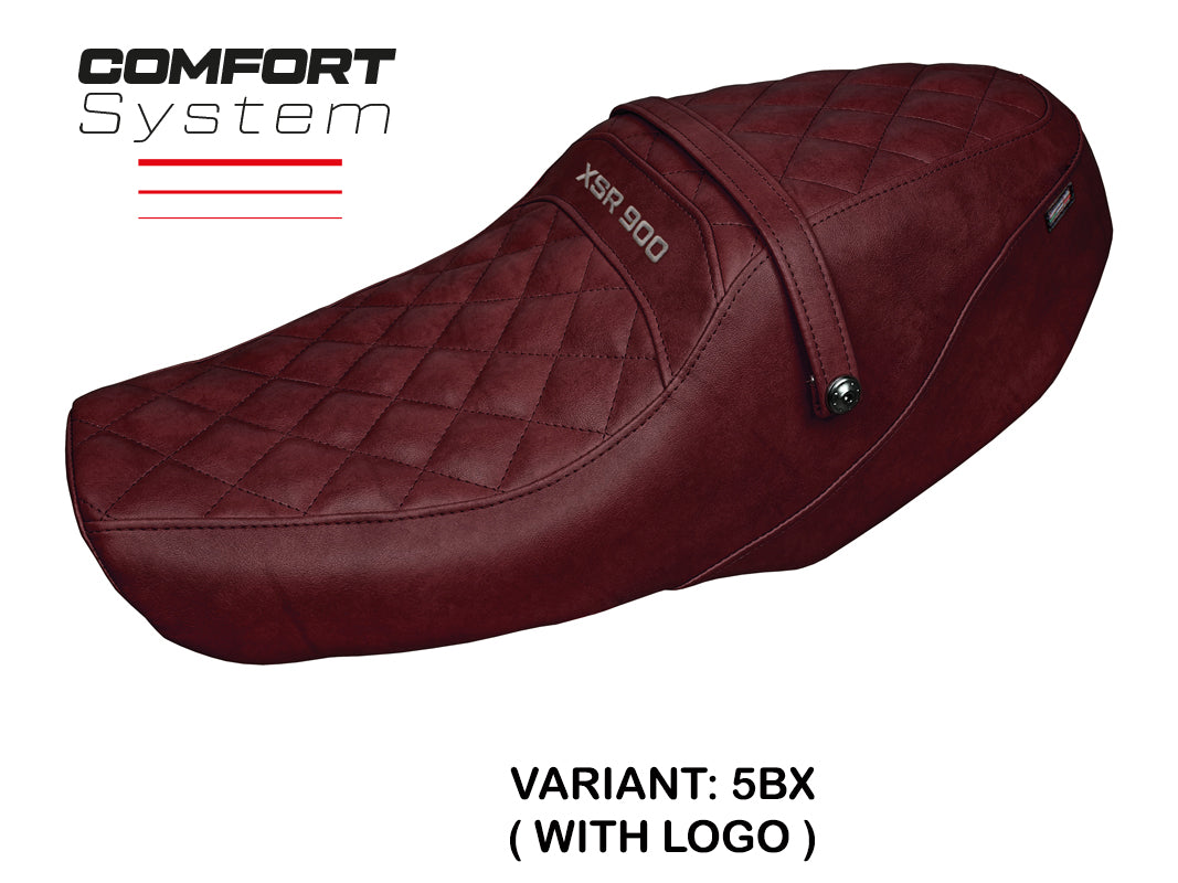 Yamaha XSR 900 2022-2025 Seat Cover Tappezzeria Italia TPZ Comfort in Vintage Bordeaux
