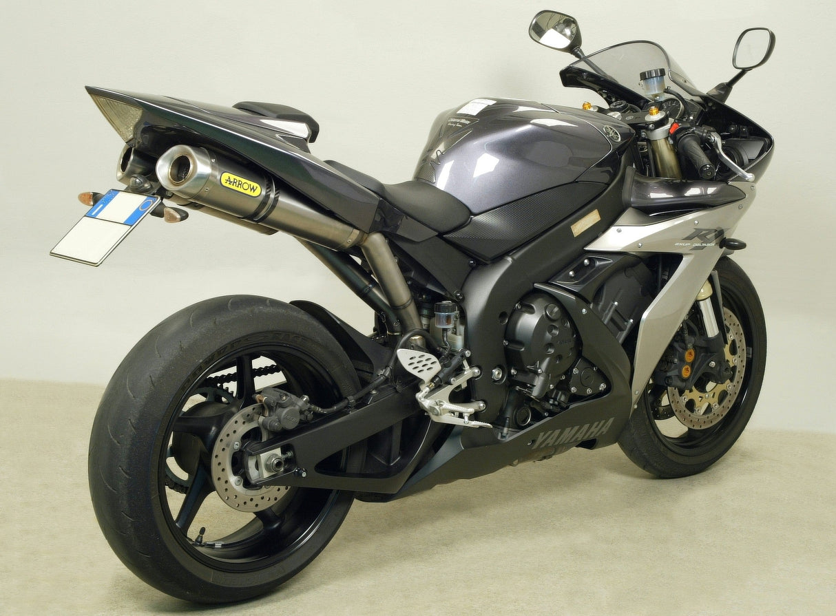 Escapes dobles de aluminio Arrow 71687AO para Yamaha YZF1000 / YZF-R1 2004-2006