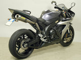 Escapes dobles de aluminio Arrow 71687AO para Yamaha YZF1000 / YZF-R1 2004-2006