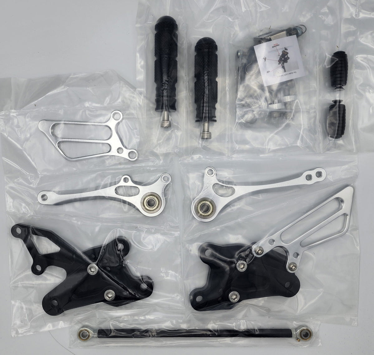 Kawasaki ZX14 ZX14R 2006-2026 Rearsets Black