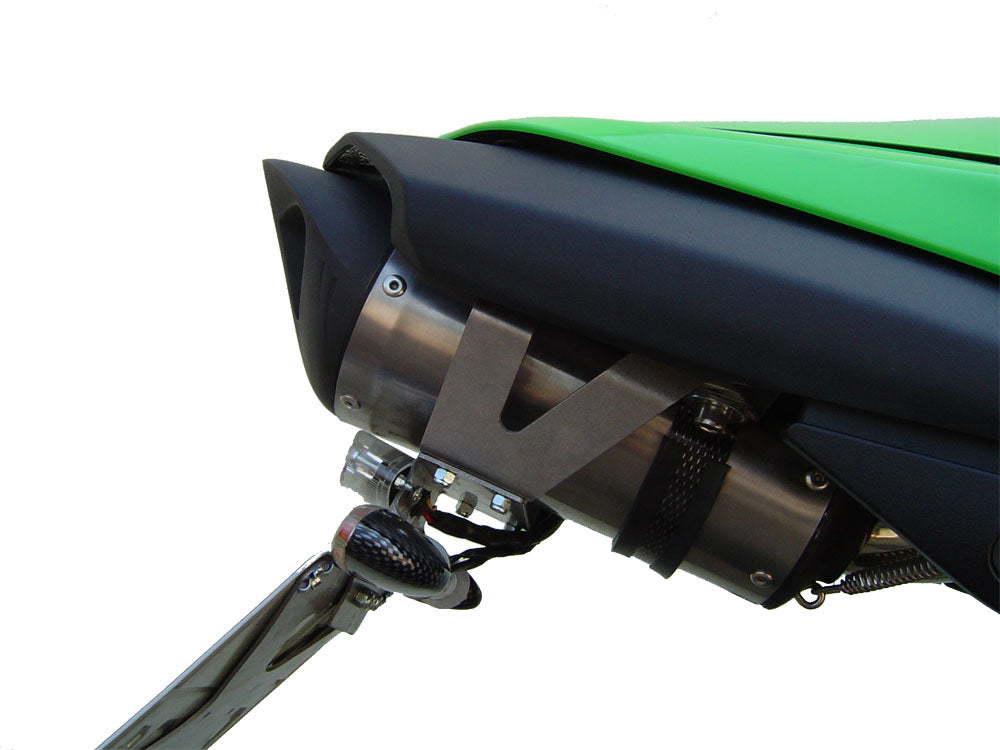 Kawasaki ZX6R 2005-2006 Exhaust GPR Slip-on Tiburon Titanium