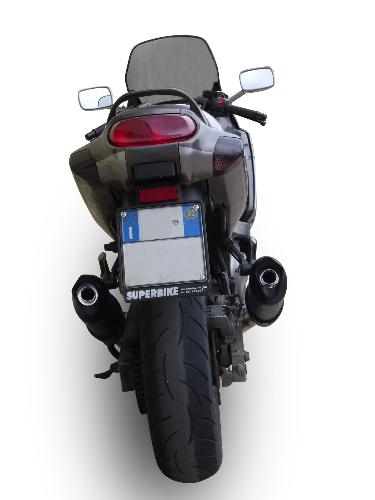 Kawasaki Zzr 600 2002-2006 Exhaust GPR Double Slip-on Furore Nero