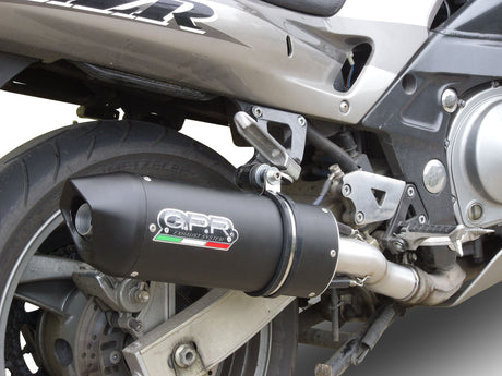 Kawasaki Zzr 600 2002-2006 Exhaust GPR Double Slip-on Furore Nero