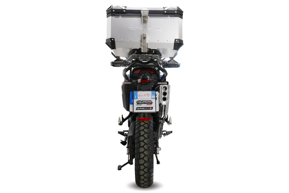 Zontes 703 F 2024-2026 GPR Tech 45L Aluminum Top Case, Silver with Mounting Plate - photo 3