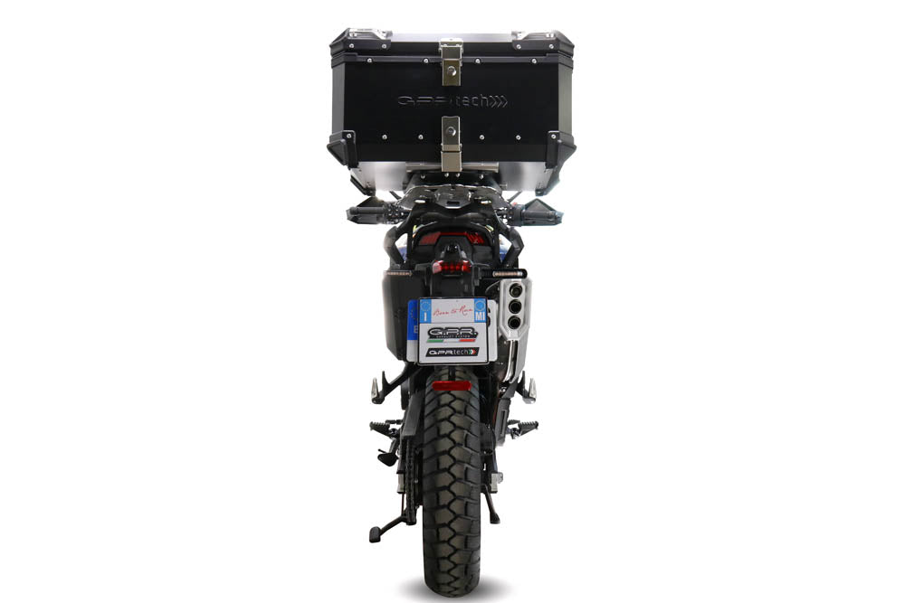 Zontes 703 F 2024-2026 GPR Tech 55L Aluminum Top Case, Black with Mounting Plate - photo 2