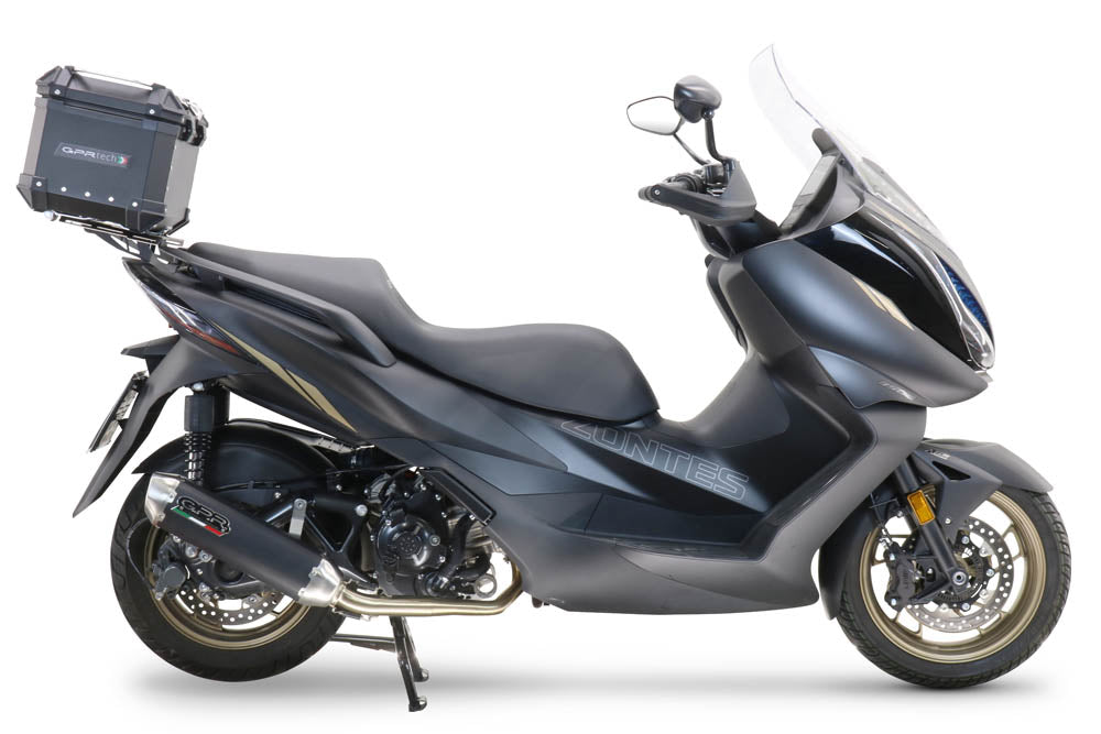 Zontes E 350 2023-2024 GPR Tech 26L Aluminum Top Case, Black with Mounting Plate - photo 2