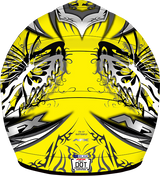 AFX FX-17 Motorcycle Helmet - Butterfly - Matte Yellow - XL 0110-7135