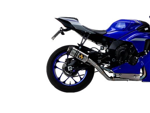 71179HKR Arrow Yamaha Yzf R1 17-25 Titanium Half System Kit With