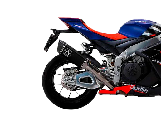 Arrow Aprilia TUONO/Rsv4 1100 Factory 21-24 Titanium Link Pipe+Titanium Dark Pista Silencer With Carbon End Cap And Db Killer 71003ptn