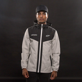Chaqueta Plex de ALPINESTARS - Negro/Plateado - Talla M 1212-110001900M