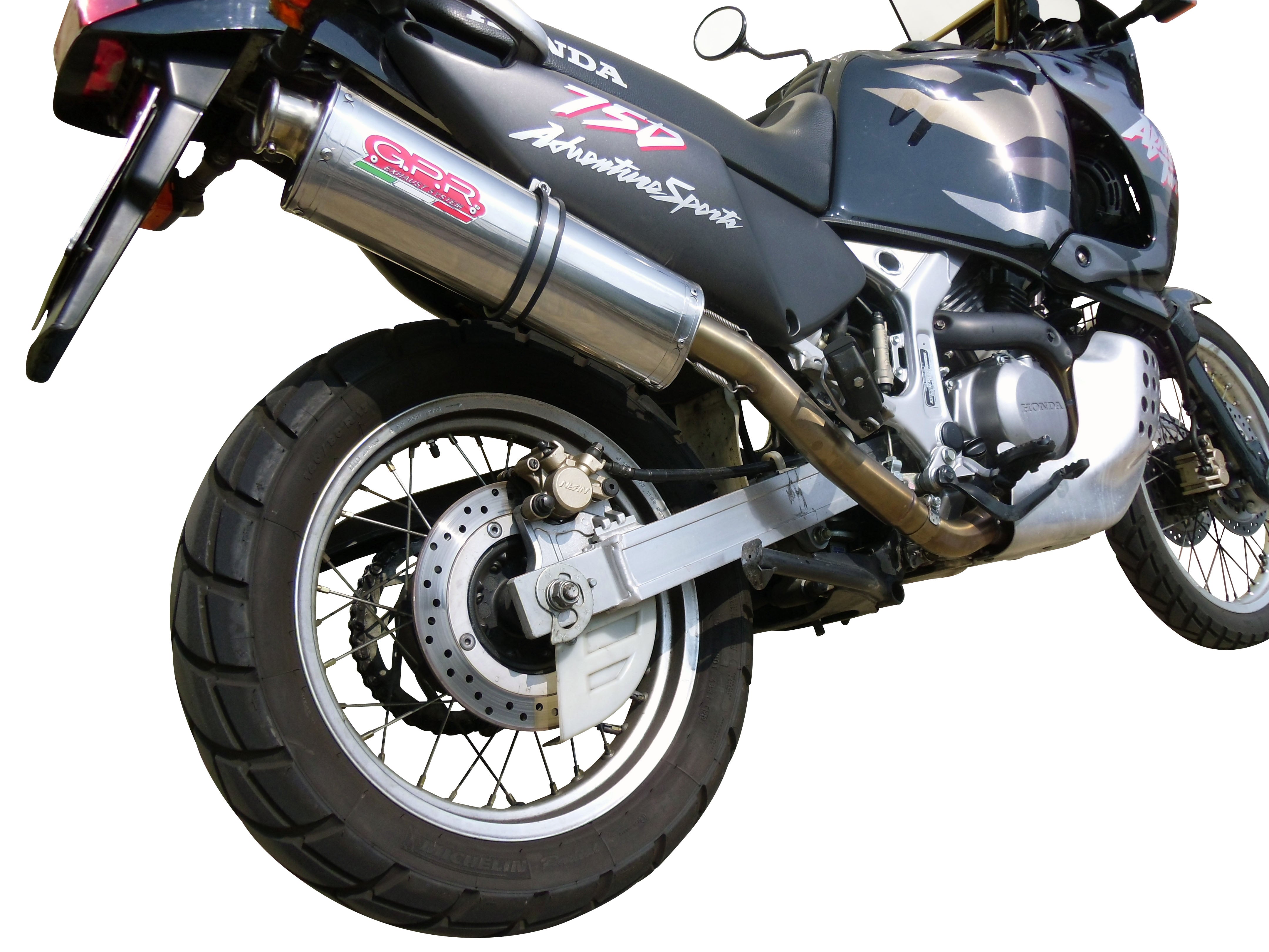 Honda Africa Twin 750 RD07 1993-2003 Exhaust GPR Slip-on Trioval