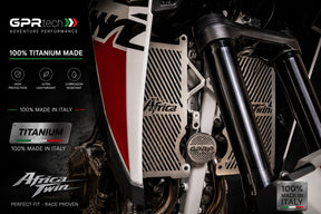 Honda CRF1100L Africa Twin Adventure Sports 2024-2026 GPR Tech Titanium Radiator Guard - photo 1