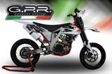 Ajp PR5 2015-2018 Exhaust GPR Slip-on Albus Ceramic