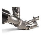 Tubo de conexión AKRAPOVIC Track Day para Aprilia Tuono V4 1100 2021-2024 L-A10E11/TD 