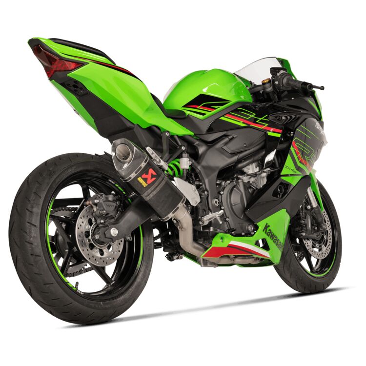 Escape Akrapovic Kawasaki ZX4R ZX4RR 2023 2024 Racing Line System en carbono S-K2R3-APC 