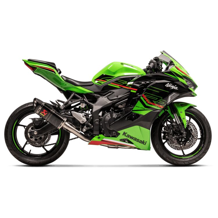 Escape Akrapovic Kawasaki ZX4R ZX4RR 2023 2024 Racing Line System en carbono S-K2R3-APC 