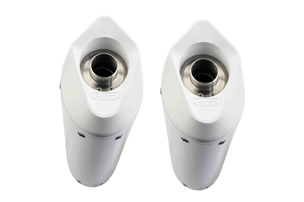 Honda VFR800 V-Tec 2002-2013 Exhaust GPR Double Slip-on Albus Ceramic