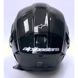 Casco de motocicleta ALPINESTARS Supertech R10 - Sólido - Negro carbón - Grande 8200124-1902-L