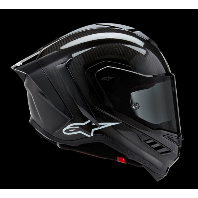 Casco de motocicleta ALPINESTARS Supertech R10 - Sólido - Negro carbón - Mediano 8200124-1902-M