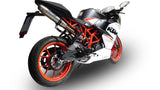KTM Rc 390 2015-2016  Exhaust GPR Slip-on Deeptone Inox