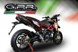Aprilia Shiver 750 GT 2007-2016 Exhaust GPR Double Slip-on Furore Nero - photo 5
