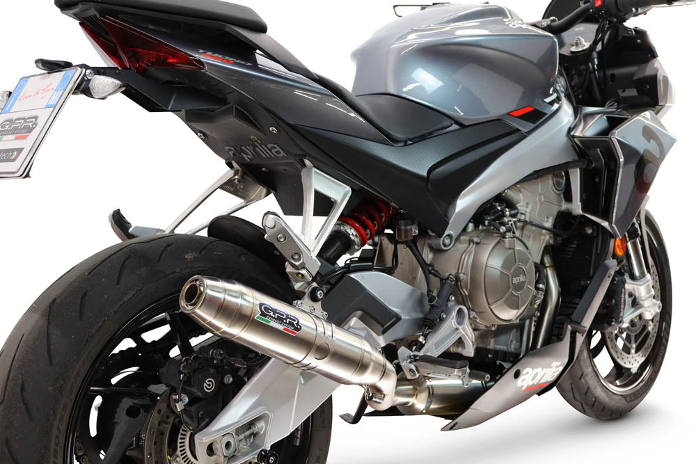 Aprilia Tuono 660 2021-2024 Exhaust GPR Full System Deeptone Inox
