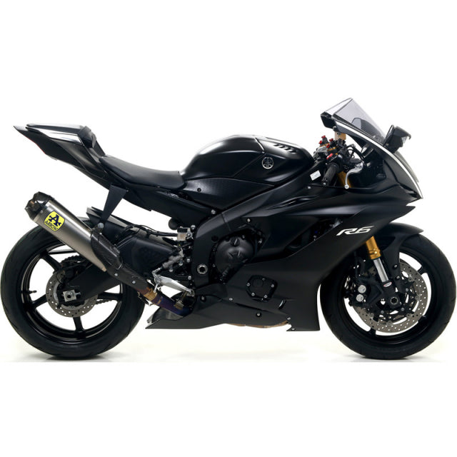 71197CKZ Escape completo Arrow Competition Evo, titanio para Yamaha YZF-R6 2017-2025