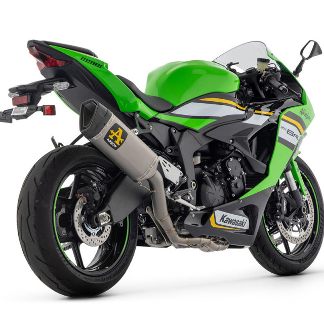 71209PTZ Escape completo Arrow COMPETITION PISTA FULL Titanio para ZX-6R 636 2024-25 