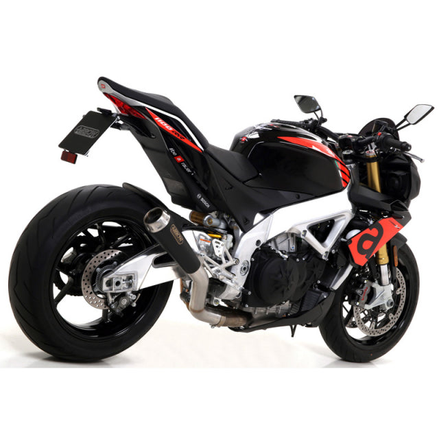 Escape de competición Arrow 71210PRN Pro-Race, nicromo oscuro para Aprilia Tuono V4 1100 RR 2017-2018 71210PRN